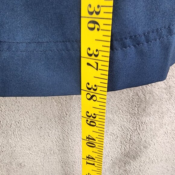 Womens Blue Stretchtech Quick Dry Wide Leg Capri Pants Drawstring Waist XL - Picture 11 of 12